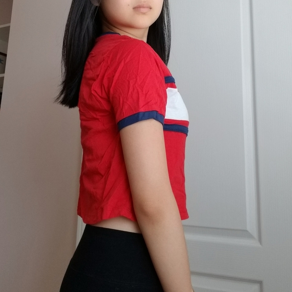 Red Crop Top - Picture 3 of 4